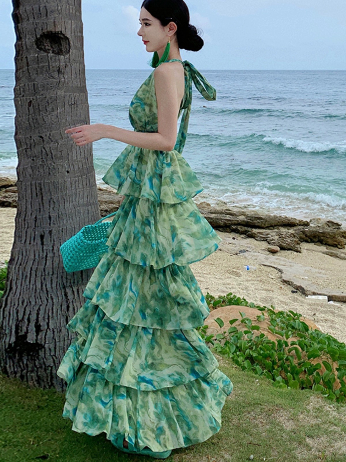 Lucky flower dress CD1147 images